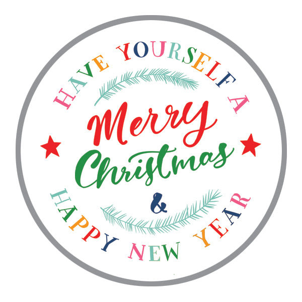 Holiday Envelope Seals - Merry Christmas Seal