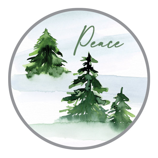 Holiday Envelope Seals - 3 Pines