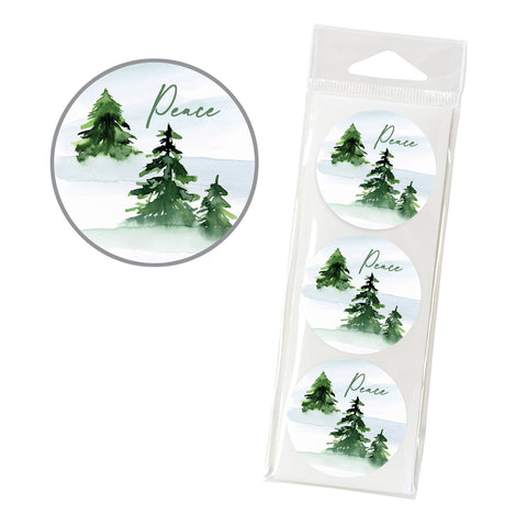 Holiday Envelope Seals - 3 Pines