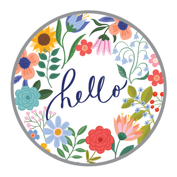 Envelope Seals - Happy Flowers