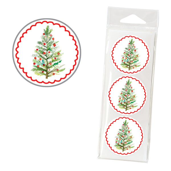 Holiday Envelope Seals - Simple Little Tree