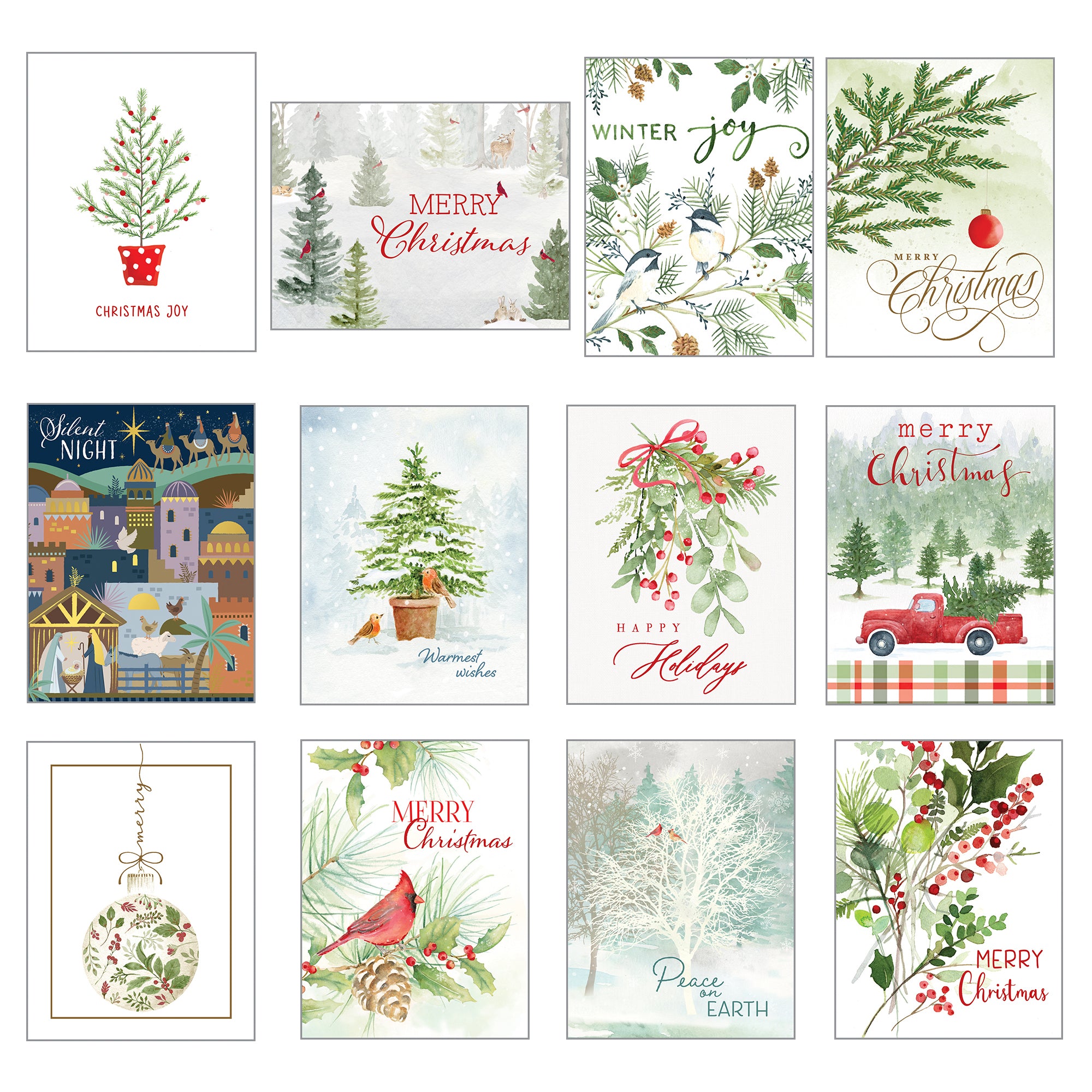 Card Assortment-Christmas Greeting Cards