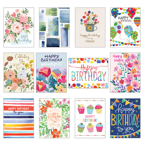Card Assortment-Birthday Greeting Cards, Gina B Designs