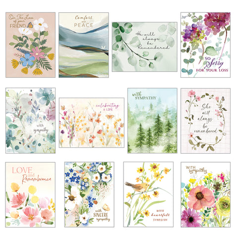 Card Assortment-Sympathy Greeting Cards, Gina B Designs