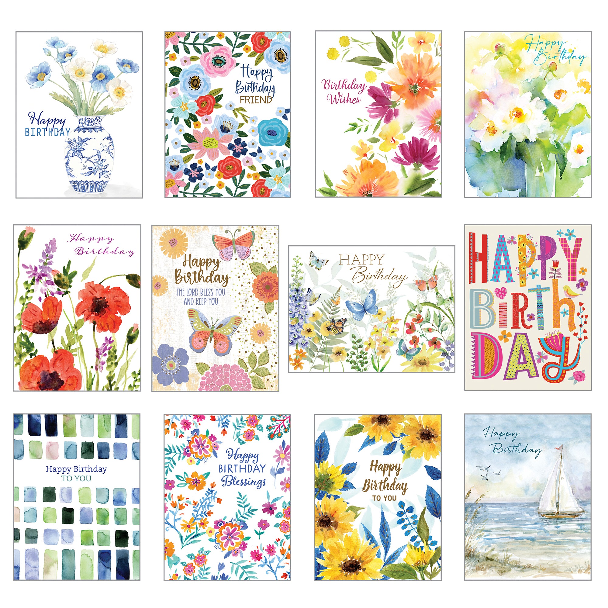 {with scripture} Card Assortment-Birthday Greeting Cards