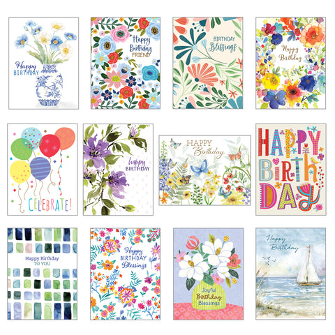 {with scripture} 12 Card Greeting Card Collection-Birthday Greeting Cards