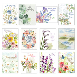 {with scripture} Card Assortment-Sympathy Greeting Cards, Gina B Designs