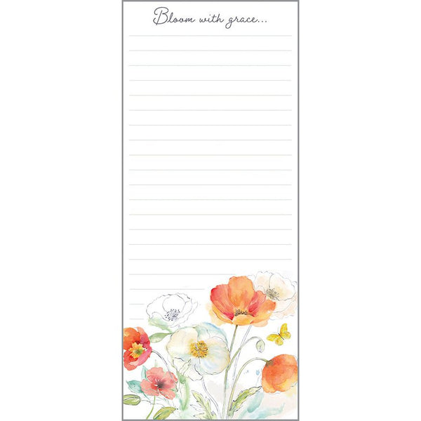 List Pad - Happy Poppies