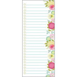 List Pad - Blossoms & Blooms, Gina B Designs
