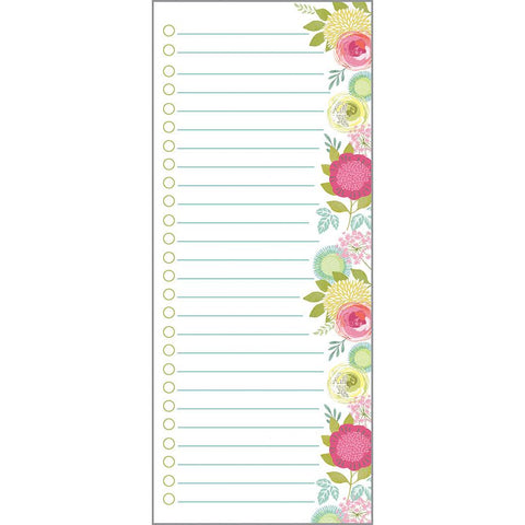 List Pad - Blossoms & Blooms, Gina B Designs