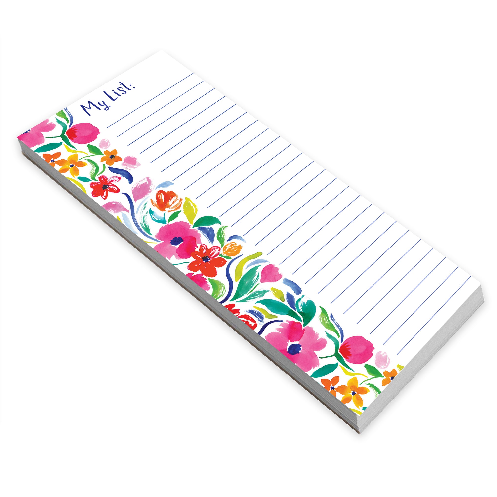 List Pad - Painterly Blooms