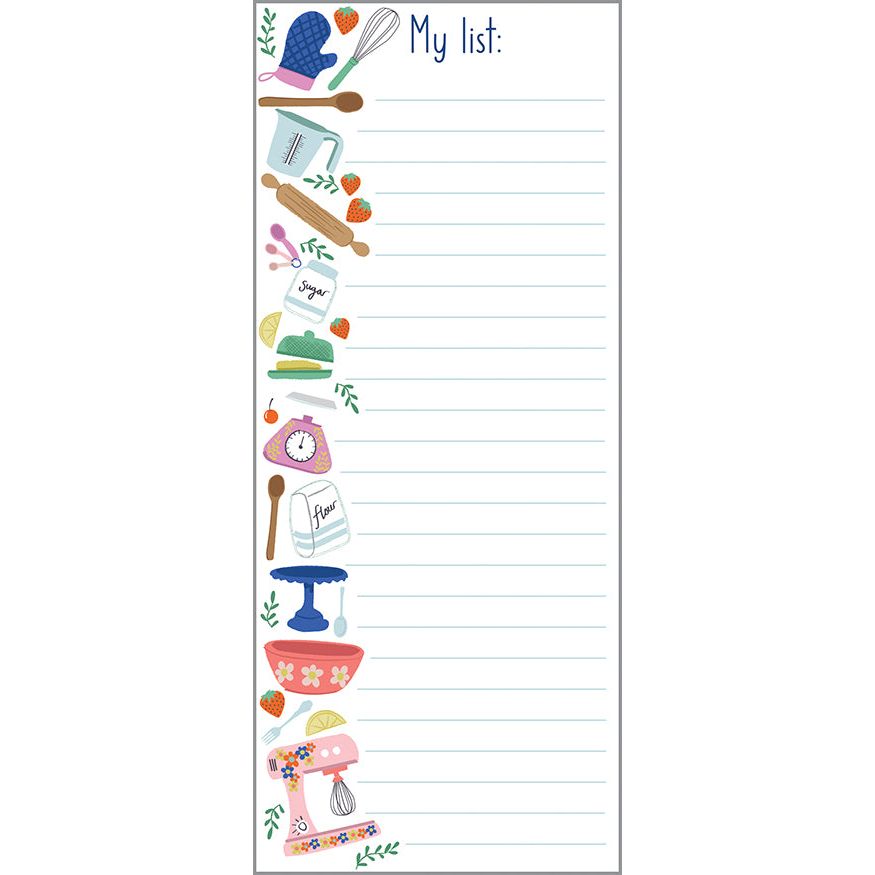 List Pad - My Kitchen, Gina B Designs