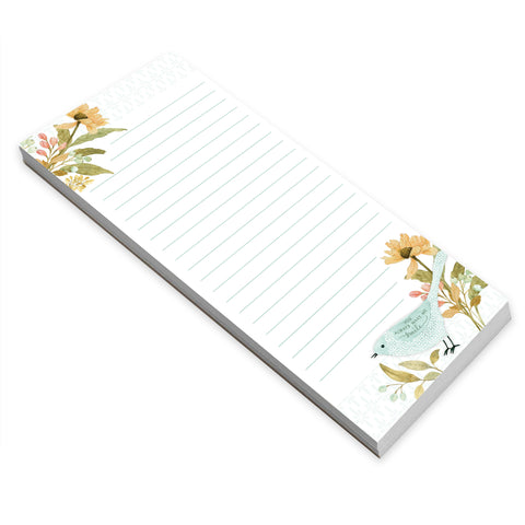 List Pad - Friendly Bird