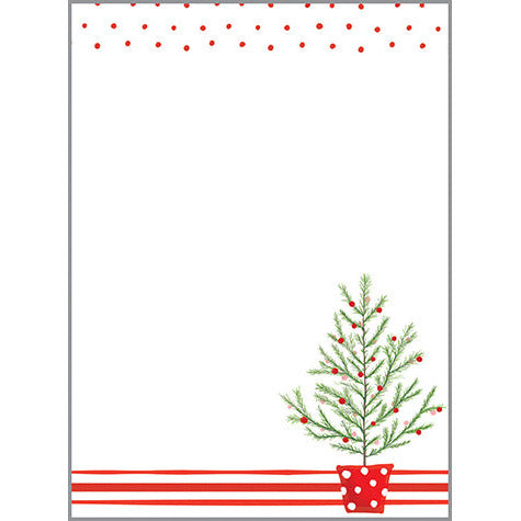 Holiday Memo Pad - Polka Dot Tree, Gina B Designs