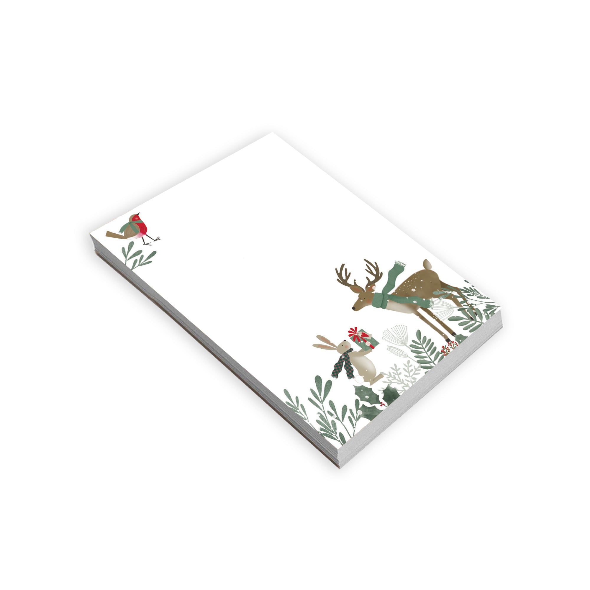 Holiday Memo Pad - Sweet Forest Animals
