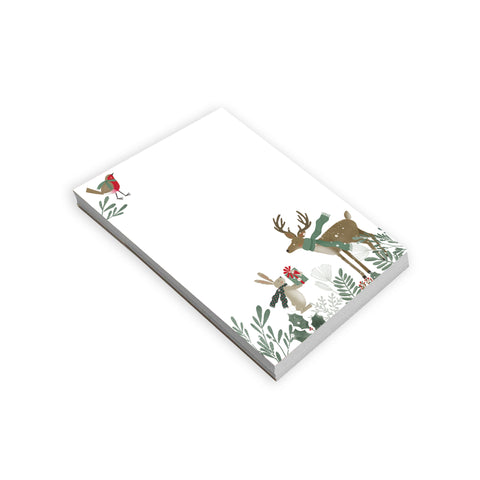 Holiday Memo Pad - Sweet Forest Animals