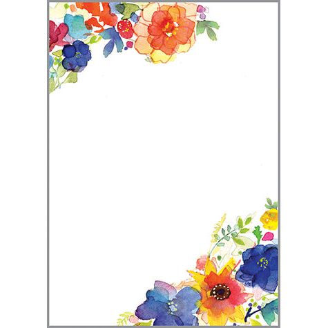 Memo Pad -  All Flowers, Gina B Designs