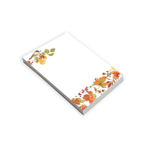 Holiday Memo Pad - Fall Leaves/Berries
