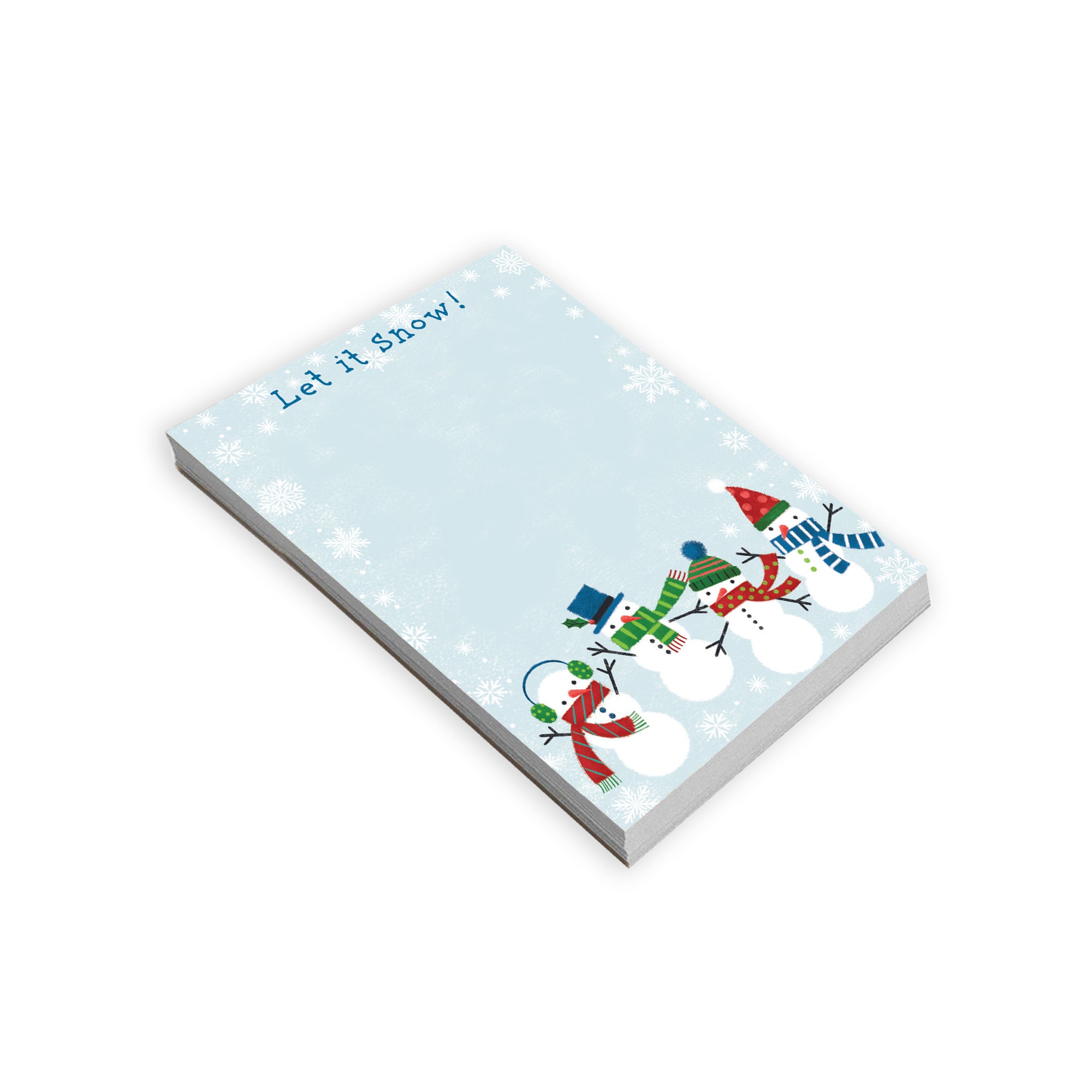 Holiday Memo Pad - 4 Snowmen