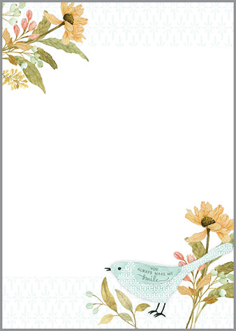 Memo Pad - Friendly Bird