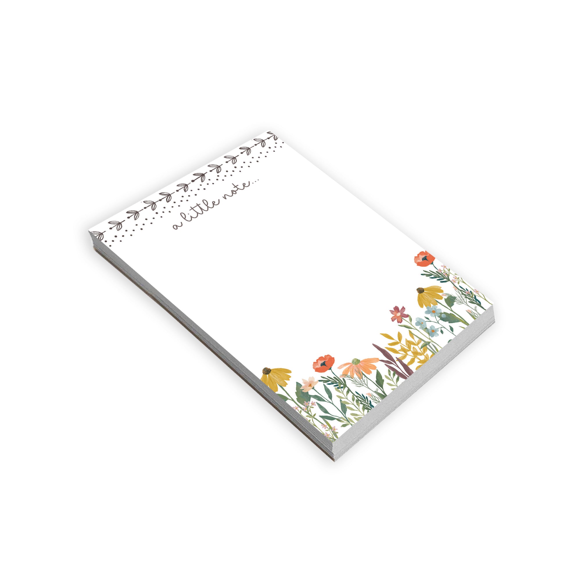 Memo Pad - Wildflower Stems