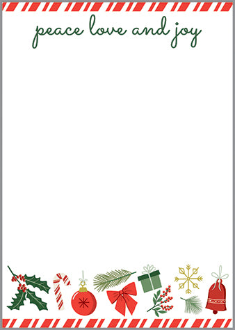 Holiday Memo Pad - Everything Christmas