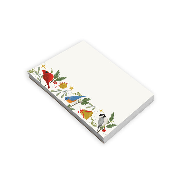 Holiday Memo Pad - Winter Birds