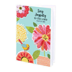 {with scripture} Mini Journal - Bird on Flower, Gina B Designs