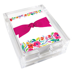 Desk Note Set - New! Painterly Blooms