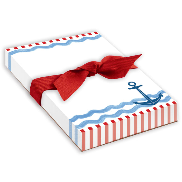 Chunky Bow Pad - Anchor