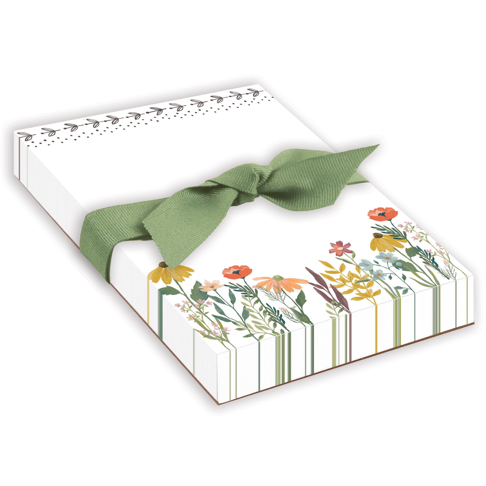 Chunky Bow Pad - Wildflower Stems