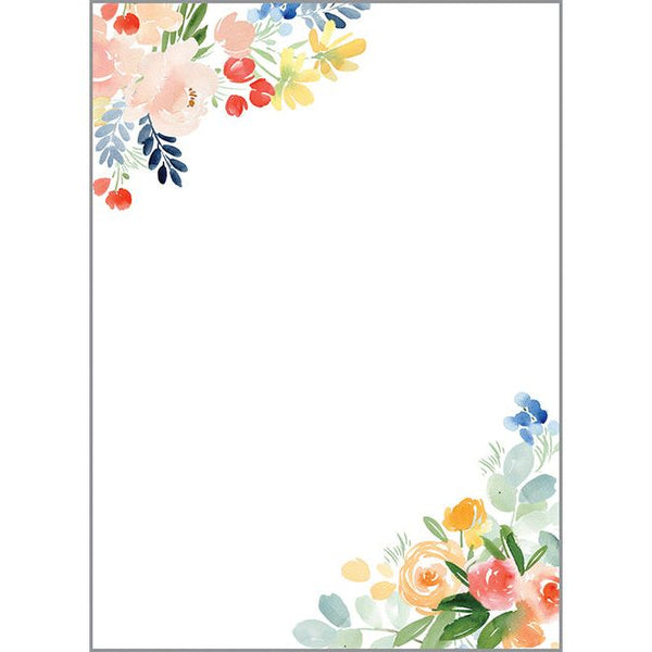 *New! Write-On Pad - Lovely Blossoms