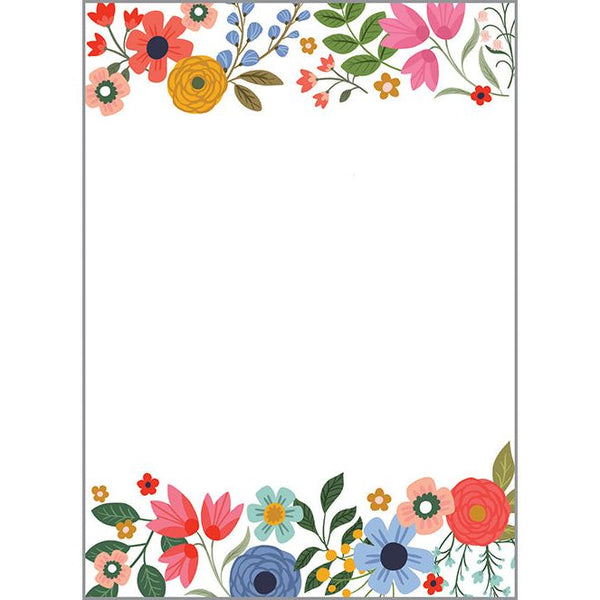 *New! Write-On Pad - Summer Flowers
