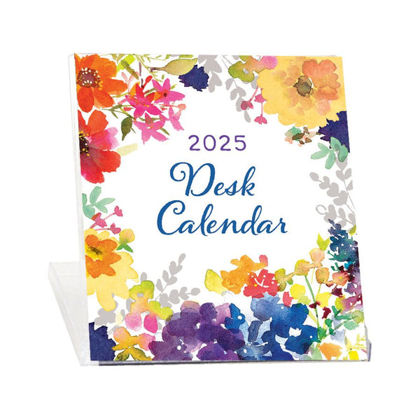 New 2025 Desk Calendar - Garden Flowers