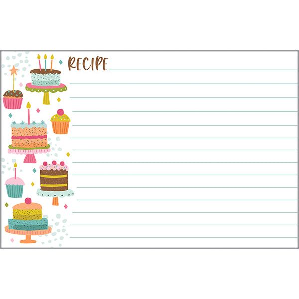 Recipe Cards - Cake Stands, Gina B Designs