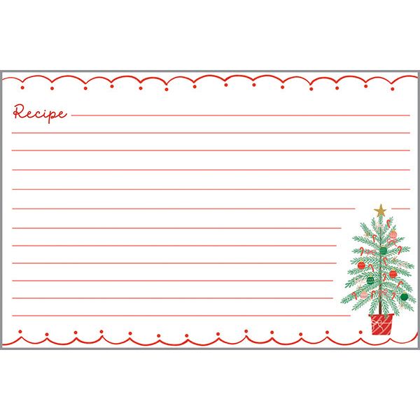 Holiday Recipe Cards - Sweet Vintage Tree