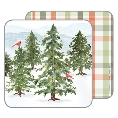 Holiday Coasters- Winter Trees, Gina B Designs