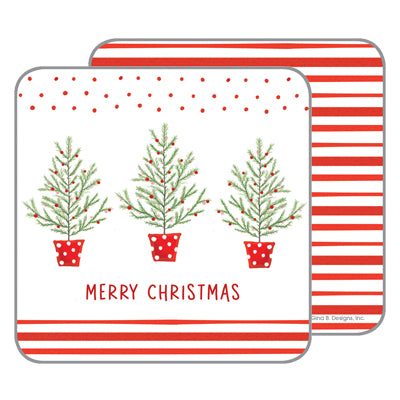 Holiday Coasters- Polka Dot Tree, Gina B Designs