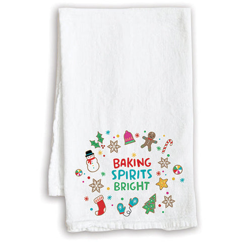 Holiday Tea Towel - Christmas Cookies, Gina B Designs
