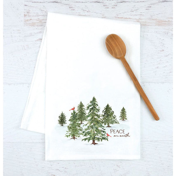 Holiday Tea Towel - Winter Pine, Gina B Designs