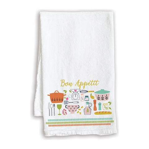 Tea Towel - Bon Appetit