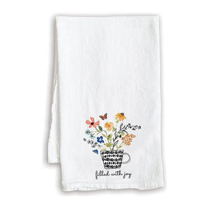 Tea Towel - Flower Tea Cup