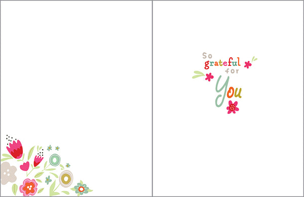 Thank You card  - Amazing Flora