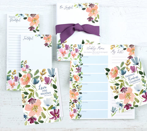(With Scripture) Faithful Flowers 7-Piece Collection