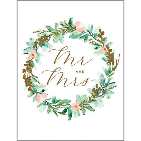 Wedding card - Laurel Wreath