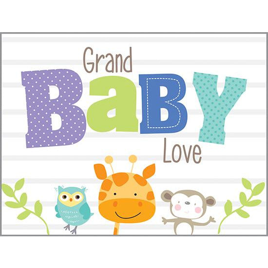 Baby Card - Grand Animals, Gina B Designs