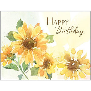 Birthday card - Sunflowers