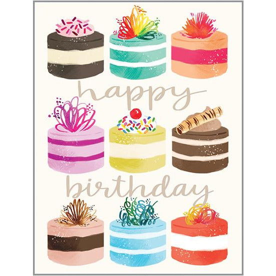 Birthday card - Little Cakes, Gina B Designs
