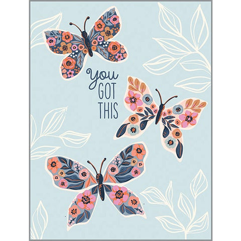 Thinking of You card - Encourage Butterflies, Gina B Designs