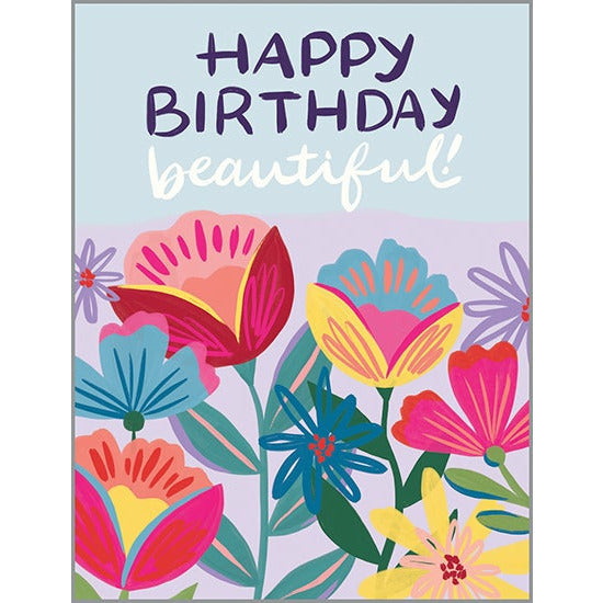 Birthday card - Birthday Beautiful, Gina B Designs